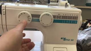 Janome MyStyle 100 machine parts introduction