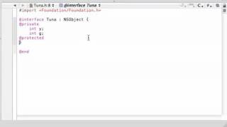 Objective C Programming Tutorial 43 Directives for Controlling Scope YouTube