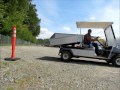 sold club car carry all electric dump bed utility side by side bidadoo.com