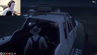 xQc Kills POWERGAMING Cops After they SPAWN a BOAT - GTA 5 RP NoPixel 3.0
