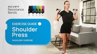 INEVIFIT Resistance Bands Exercise Guide - Shoulder Press