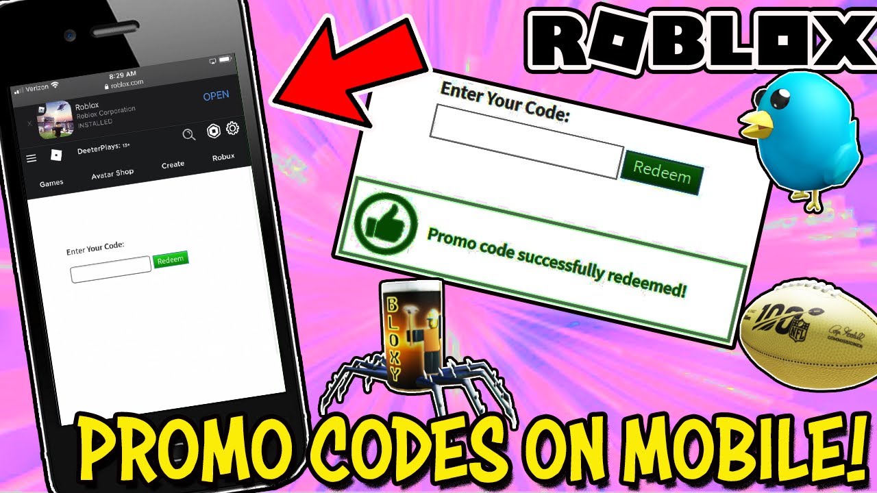 Roblox Enter Codes Redeem