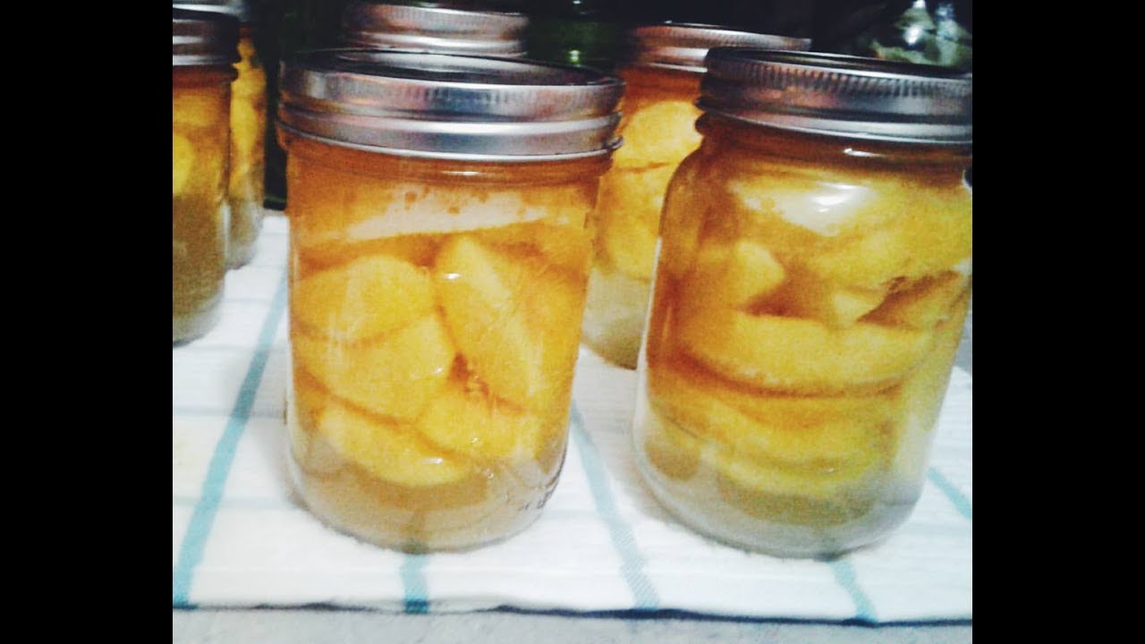 Canning Peaches Youtube