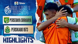 Highlights - Persebaya Surabaya VS Persikabo 1973 | BRI Liga 1 2023/2024