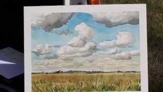 Art Lessons - Finding Beauty in the Mundane. Watercolor demo (Aaron's Art Tips 6)