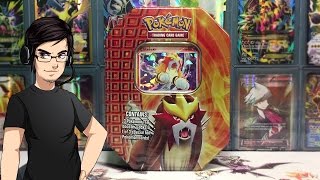 AMAZING ENTEI POKEMON 2010 COLLECTORS TIN OPENING!