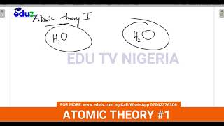 ATOMIC THEORY #1 - Edu Tv Nigeria