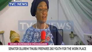 Senator Oluremi Tinubu prepares 260 youth for work place