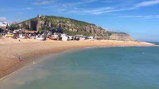 Beautiful Hastings Beach Seafront, East Sussex May 2017 #hastings #beach #sussex #seafront