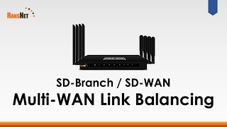 RansNet SD-Branch 3: Multi-WAN Link Balancing