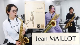 【サックス】ジャン・マイヨ / 三重奏曲,  Jean MAILLOT / Trio