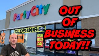 OUT OF BUSINESS after 40 years!  Party City CLOSED IMMEDIATELY