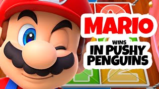 Mario wins in Pushy Penguins #marytoons