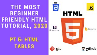 HTML Tutorial for Beginners pt 5 - HTML Table