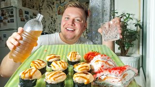 МУКБАНГ😋 СУШИ-РОЛЛЫ🍣 КОРОЛЕВСТВО СПЛЕТЕН🤦 ЧТО ВЫ ТВОРИТЕ😳 ОЧЕНЬ ЗЛЫЕ ЛЮДИ