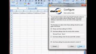 Postcode Lookup in Excel - Updated