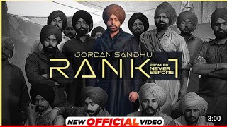 Rank 1 (Official Audio) Jordan Sandhu | Desi Crew | Latest Punjabi Song 2023 | New Punjabi Song 2023