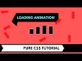 How to Create a Simple Loading Animation Using Only HTML & CSS | Pure CSS Tutorial CodeWithTanmay