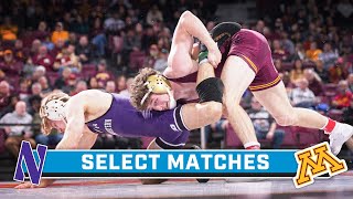 Select Matches: Northwestern at Minnesota | Big Ten Wrestling | Feb. 4, 2024