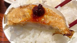 餃子2人前と大きな唐揚げがセットになった「大盛り餃子定食」を大阪王将で食べてみた