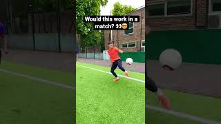 Would it work? 👀🤯 #football #soccer #shorts