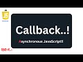 Callbacks and Callback Hell | Asynchronous JavaScript Tutorial | #16