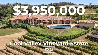 Cool Valley Vineyard Estate 30403 Toronga Way, Valley Center