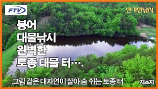 [FTV 한가한낚시] 붕어 대물낚시 완벽한 토종 대물 터 - 그림 같은 대자연이 살아 숨 쉬는 토종 터 - 지초지 (FULL)