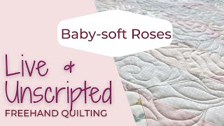 Whimsical Roses - An EASY Free Motion Quilting Design