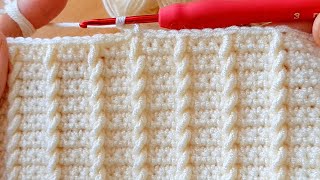 Very Easy Super Easy Knitting krochet baby blanket yelek battaniye canta örgü modeli