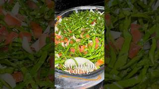 SALADA DE COUVE #food #foodie #foryou #foryourpage #receitas #fypシ #salada #couve #tomate #cebola