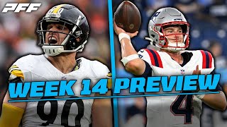 Steelers vs. Patriots Week 14 Game Preview | PFF