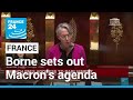 French PM's address to Parliament: Borne sets out Macron's agenda • FRANCE 24 English