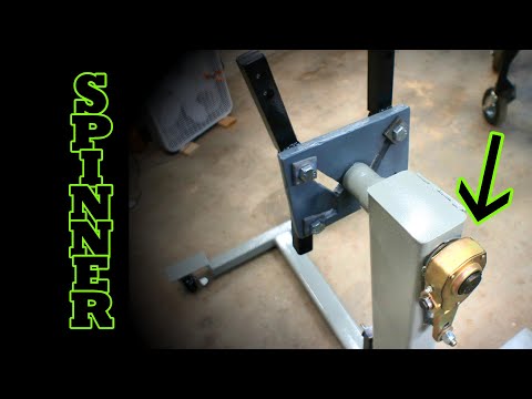 DIY AWESOME Heavy duty engine stand, Geared spinning head DIY AWESOME Heavy duty engine stand, Geared spinning head