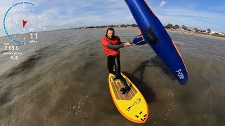 Wing Foiling - Day 30 of Wing Surfing - Getting it Dailed!