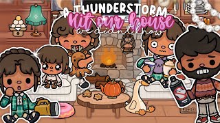 THUNDERSTORM ⛈️😱 || Toca boca life ROLEPLAY *with voice* 🔊