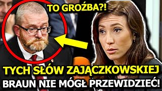 GRZEGORZ BRAUN NIE MÓGŁ PRZEWIDZIEĆ TYCH SŁÓW EWY ZAJĄCZKOWSKIEJ-HERNIK! KONFEDERACJI GROZI ROZPAD?!