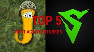 TOP 5 BEST AGAR.IO YOUTUBERS?!