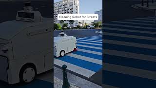 The street cleaning robot is a revolutionary solution for urban maintenance