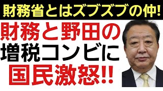 【使い勝手佳彦さん】野党第一党でありながら財務省と共に『減税つぶし』!! 財務省の『ミスター消費税』から教えを受けた財務大臣時代。