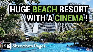 China Beaches: A Massive Hotel Resort with Beautiful Swimming Pools and a Cinema! ⛱️🇨🇳