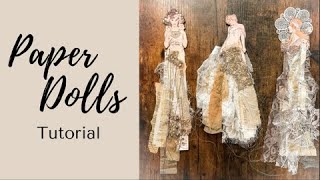 PAPER DOLLS Tutorial part 1 #JJ222