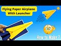 Easy Origami Paper Airplane with Launcher | How to Make a Flying Airplane with Launcher | Airplane