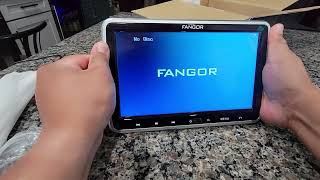 FANGOR Car DVD Player with HDMI Input Cable, 1080P Video Support, Headrest Mount Review, Can screen
