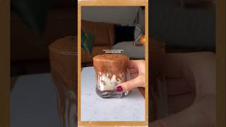 Chocolate whipped coffee #shortsvideo #homecafe