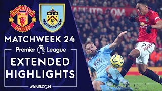 Manchester United v. Burnley | PREMIER LEAGUE HIGHLIGHTS | 1/22/2020 | NBC Sports