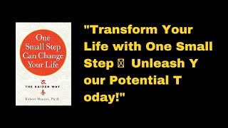 One Small Step Can Change Your Life book Key points to know!