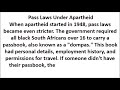 essay about the pass laws essay about the pass laws in south africa