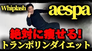 【Whiplash/aespa 】人気曲でトランポリンダイエット！自宅最強エクササイズ！