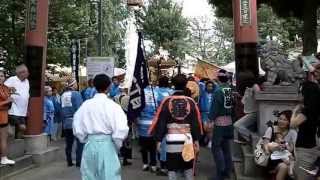 ⑮　若葉二丁目　四谷須賀神社例大祭 連合神輿渡御　2013 6 9